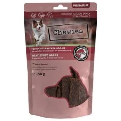 Chewies Fleischstreifen Maxi Mixpaket -Günstiges Kornfrei Futter Geschäft 031452 chewies fleischstreifen maxi pferd 150g hs 01 4 1