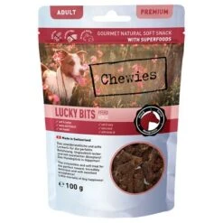 Chewies Lucky Bits Mixpackneu -Günstiges Kornfrei Futter Geschäft 044883 chw luckybits adult pferd 100g front 72dpi 1500px 4