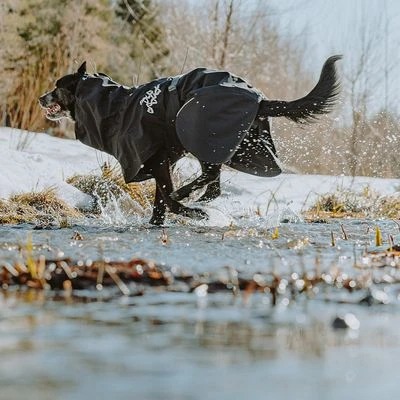 Hurtta Bare Regenmantel Coal – Bild 3