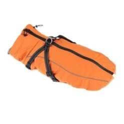 TIAKI Hundemantel Mit Geschirr Arkon, Orangeneu -Günstiges Kornfrei Futter Geschäft 361405 harness arkon 35cm fg 9531 9