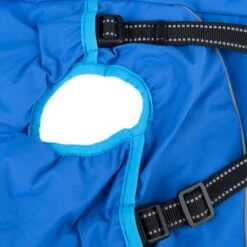 TIAKI Hundemantel Mit Geschirr Arkon, Blauneu -Günstiges Kornfrei Futter Geschäft 361696 harness arkon 40cm fg 9567 8