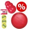 KONG Sparset: Frisbee, KONG Classic, Tennisbälle -Günstiges Kornfrei Futter Geschäft 530442 kong spielzeugset prozentzeichen 400x400 3