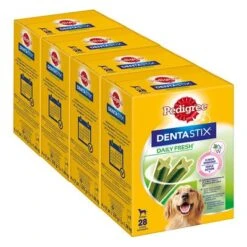 112 X Pedigree Dentastix Tägliche Zahnpflege/ Fresh Tägliche Frische -Günstiges Kornfrei Futter Geschäft 56880 pla mars pedigree dentastix fresh large hs 01 6