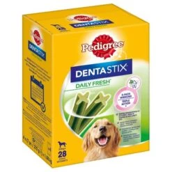 112 X Pedigree Dentastix Tägliche Zahnpflege/ Fresh Tägliche Frische -Günstiges Kornfrei Futter Geschäft 56880 pla mars pedigree dentastix fresh large hs 02 8