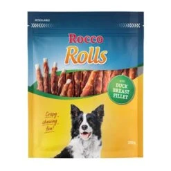Sparpaket Rocco Rolls -Günstiges Kornfrei Futter Geschäft 72896 pla rocco rolls duck 1000x1000 0