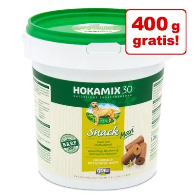 400 G Gratis! 1,2 Kg GRAU HOKAMIX 30 Snack 3 400 G Gratis! 1,2 Kg GRAU HOKAMIX 30 Snack
