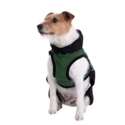 Softshell-Hundemantel -Günstiges Kornfrei Futter Geschäft 81640 softshell gruen russel fg 8819 7