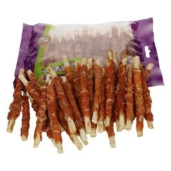 Braaaf Roll Sticks Mit Huhn -Günstiges Kornfrei Futter Geschäft 87899 chew express braaaf roll sticks with chicken 12 5cm 1