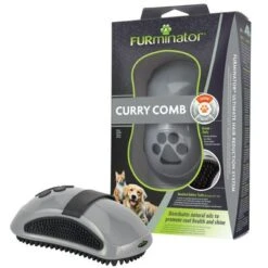 FURminator Curry Comb Striegel -Günstiges Kornfrei Futter Geschäft 92107 furminator hund striegel hs 02 5