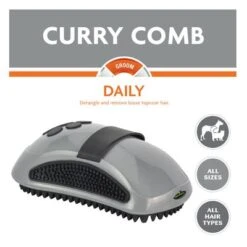 FURminator Curry Comb Striegel -Günstiges Kornfrei Futter Geschäft 92107 furminator hund striegel hs 06 4