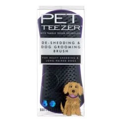 Pet Teezer De-shedding Brush -Günstiges Kornfrei Futter Geschäft 99699 pla newflag petteezer desheddingbrush purple hs 01 5