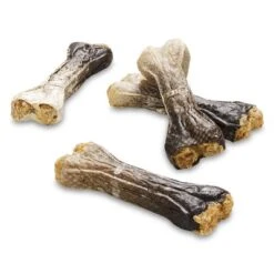 Barkoo Gefüllte Kauknochen - Beauty (mit Lachs) -Günstiges Kornfrei Futter Geschäft barkoo haut 4er 1 web 7