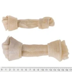 Barkoo Kauknochen Geknotet (Schweinehaut) -Günstiges Kornfrei Futter Geschäft barkoo kauknochen geknotet aus schweinehaut mit lineal 6