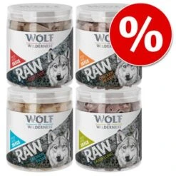 Sparpaket Wolf Of Wilderness - RAW Snacks (gefriergetrocknet)