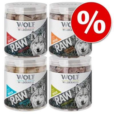 Sparpaket Wolf Of Wilderness - RAW Snacks (gefriergetrocknet) 3 Sparpaket Wolf Of Wilderness - RAW Snacks (gefriergetrocknet)
