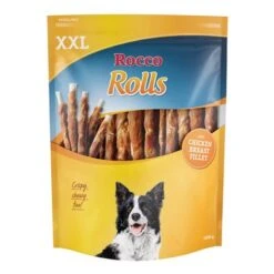 Rocco Rolls XXL Pack 15 Rocco Rolls XXL Pack -Günstiges Kornfrei Futter Geschäft rocco rolls xxl chicken 1000x1000 1