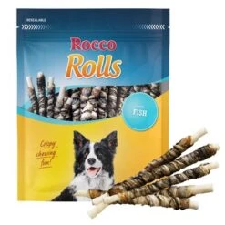 Sparpaket Rocco Rolls -Günstiges Kornfrei Futter Geschäft rolls fisch 3