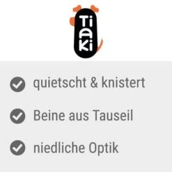 TIAKI Hundespielzeug Aral Seagull -Günstiges Kornfrei Futter Geschäft tiaki aral seagull dog toy usps 6