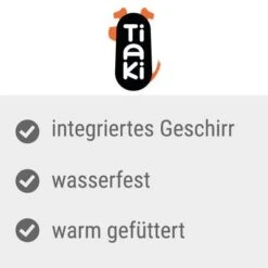 TIAKI Hundemantel Mit Geschirr Arkon, Blauneu -Günstiges Kornfrei Futter Geschäft tiaki hundemantel mit geschirr arkon orange usps 0