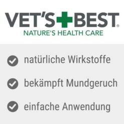 Vet's Best® Dental Atemerfrischer -Günstiges Kornfrei Futter Geschäft vet s best dental atemerfrischer 6