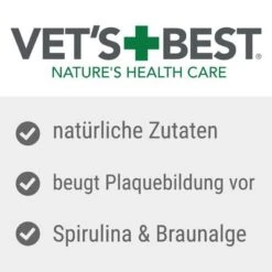 Vet's Best® Zahnpulver Für Hunde -Günstiges Kornfrei Futter Geschäft vet s best zahnpulver f r hunde usps 8