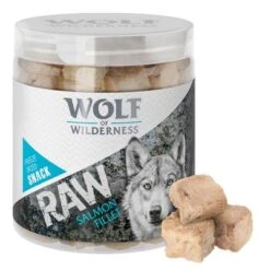 Wolf Of Wilderness - RAW (gefriergetrocknet) Snack-Mix -Günstiges Kornfrei Futter Geschäft wow raw snacks salmon 1000x1000 0