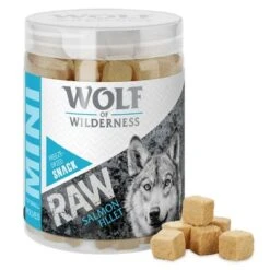 Sparpaket Wolf Of Wilderness - RAW Snacks (gefriergetrocknet) 39 Sparpaket Wolf Of Wilderness - RAW Snacks (gefriergetrocknet) -Günstiges Kornfrei Futter Geschäft wow rawsnack mini salmon snacks 50g 1000x1000 0
