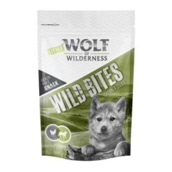 Wolf Of Wilderness - Wild Bites Snack-Mix 40 Wolf Of Wilderness - Wild Bites Snack-Mix -Günstiges Kornfrei Futter Geschäft wow wildbitessnack puppy greenfieldds 180g 1000x1000 5