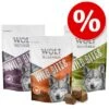 Sparpaket Wolf Of Wilderness Snack - Wild Bites 3 X 180 G -Günstiges Kornfrei Futter Geschäft wow wolshappen 3er mix 7